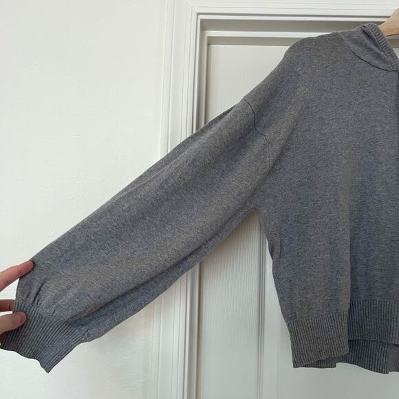 Christy Dawn The Salem Sweater Pullover Hoodie Cotton Cashmere Heather Grey - Picture 5 of 7